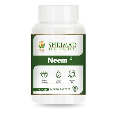 Shrimad Herbal Neem Capsule 60's - Pure Herbs