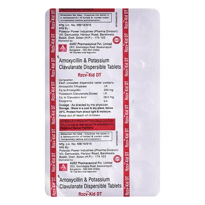 RZ CV KID DT TABLET 10'S - Bacterial Infections-Pen