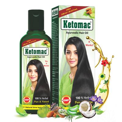 Ketomac Ayurvedic Hair Oil (Pack of 6 X 130 ml) 1's - Hair Oils