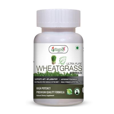 Vringra Ultra Pure Wheat Grass Capsules 60's - Health Products
