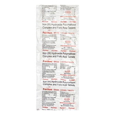 Feritas Tablet 10'S - Anaemia-VMA