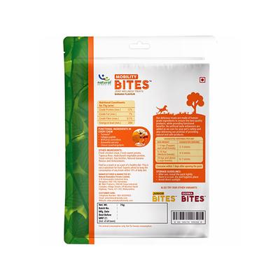 Natural Remedies Mobility Bites Banana Flavour 75 gm - Petfood