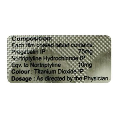 PRESTILLER NT 75 Tablet 10's - Neuropathic Pain-Dru