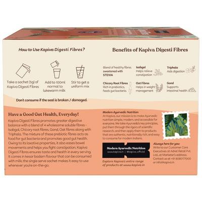 Kapiva Digesti Fibres Powder - Kesar Badam 150 gm - Digestive Care