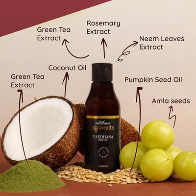 Satthwa Ayurveda Hair Oil - Vardhana 150 ml - Hair Oils