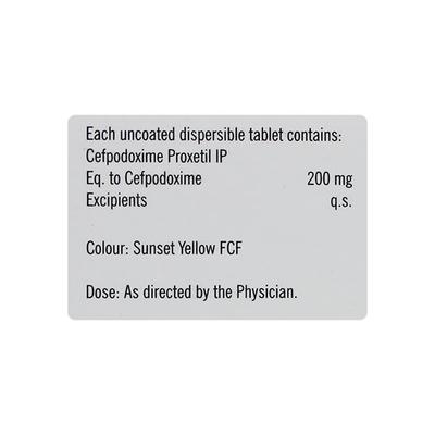 PODOWAL DT 200 Tablet 10's - Bacterial Infections-Cep