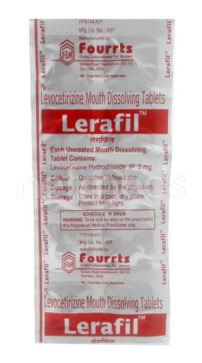 Lerafil 5mg Tablet 10'S - Allergies-Ant