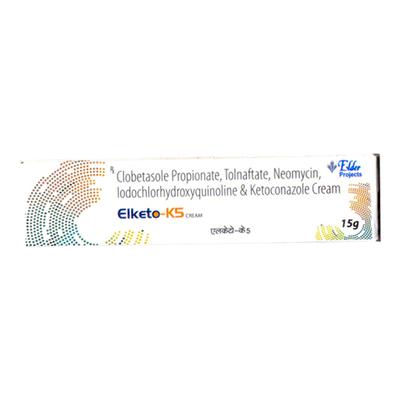 ELKETO K5 Cream 15gm - Skin Infections-Toc
