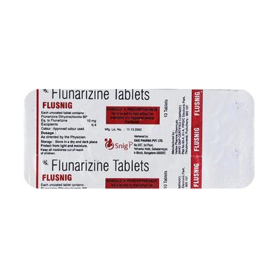 FLUSNIG 10 Tablet 10's - Migraine