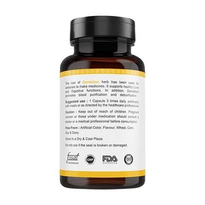 Vitawin Dandelion Vegetarian Capsule 60's - Herbal Dietary Supplement