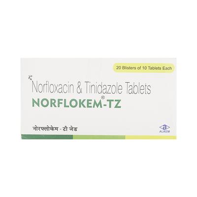 Norflokem TZ Tablet 10'S - Bacterial Infections-OAB