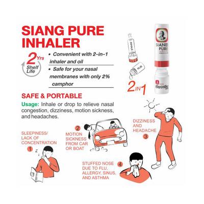 Siang Pure Inhaler - Formula II 2 ml - Roll-On/Patch