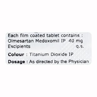 OLMESMART 40mg Tablet 10's - Hypertension-Ang