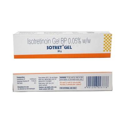 Sotret Gel 30gm - Acne-Acn