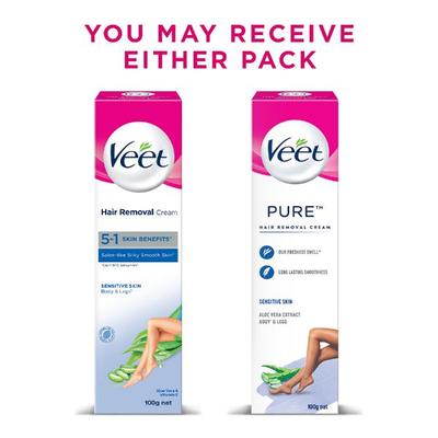 Veet Hair Removal Cream - Sensitive Skin 100 gm - Shaving & Hair Removal