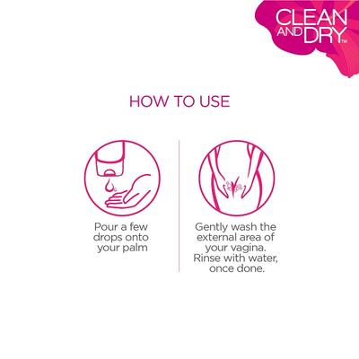Clean & Dry Wash 90 ml - Intimate Care