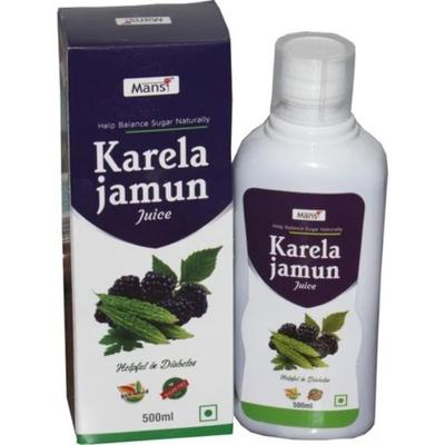 Mansi Karela Jamun Juice 500 ml - Diabetes Care (Ayush)