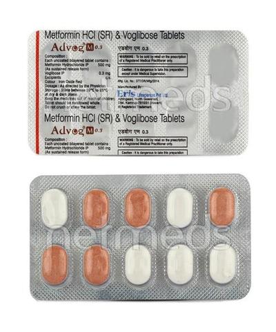 Advog M Forte 0.3mg Tablet 10'S - Diabetes-Ant