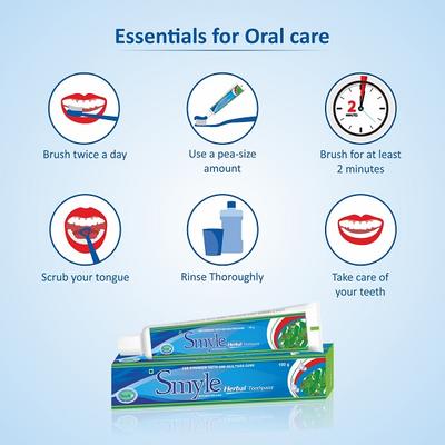 Smyle Herbal Toothpaste 100 gm - Toothpaste