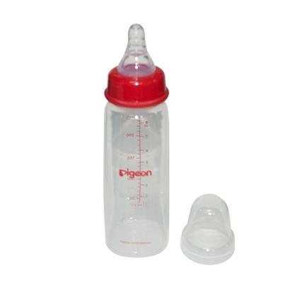 Pigeon Peristaltic Nursing Bottle Kpp Nipple (M) - Red 240 ml - Feeding & Nursing