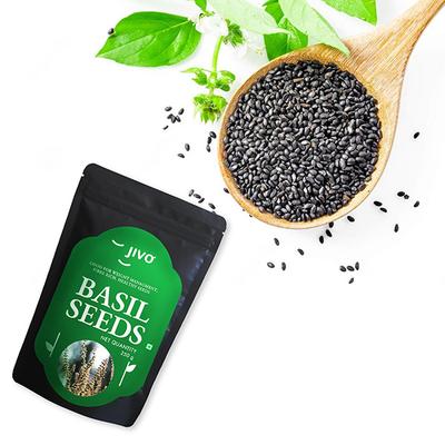 Jivo Basil Seeds 250 gm - Nutritional Bars