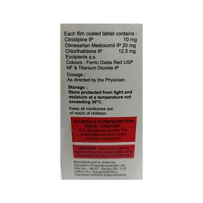 CILIDIN TRIO Tablet 15's - Hypertension-Ana