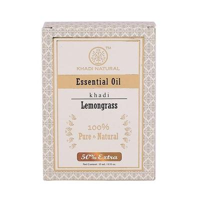 Khadi Natural Essential Oil - Lemongrass 15 ml - Essential Oils
