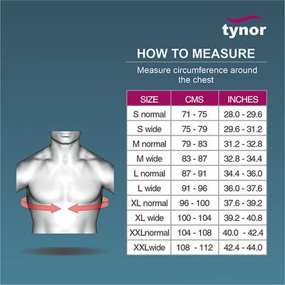 Tynor Compression Garment Vest (Sleeveless) - Normal (XXL) (I 83) - Abdomen/Neck/Arm/Elbow Supports