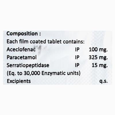 SAFENAC S Tablet 10's - Pain relief-Nsa