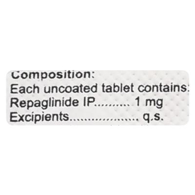 SHORTEPA 1mg Tablet 10's - Diabetes-Ant