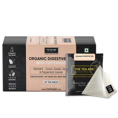 The Tea Ark Organic Tea Bags- Peppermint 25's - Herbal/Green Teas