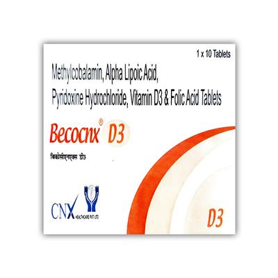 BECOCNX D3 Tablet 10's - Supplements-Vam