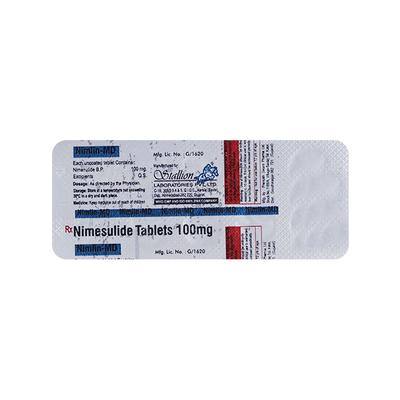 NIMLIN MD 100 Tablet 10's - Pain relief-Nsa