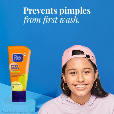 Clean & Clear Pimple Clearing Face Wash 40 gm - Face Wash & Cleansers