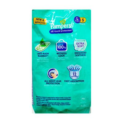 Pampers All Round Protection Diaper Pants (L) 5's - Diapers & Wipes