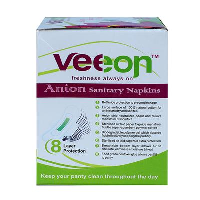 Veeon Anion Sanitary Napkin Super Ultra Slim /Regular 12's - Sanitary Napkins