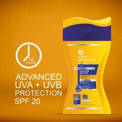 Khadi Organique Khadi Sunscreen Lotion Kokkum Butter SPF 20+ 100 ml - Body Sunscreen