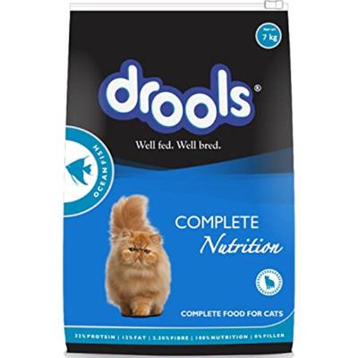 Drools Adult(+1 Year) Dry Cat Food, Ocean Fish, 3 kg with Free 1.2 kg 4200 gm - Petfood