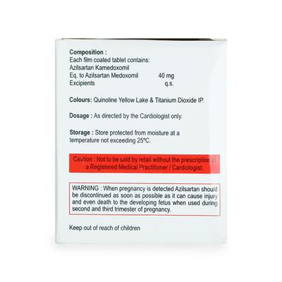 AZUTAN 40mg Tablet 15's - Hypertension-Ang