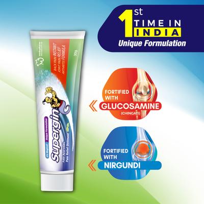 Supergin Instant Pain Relief Ointment 30 g - Balm/Ointments