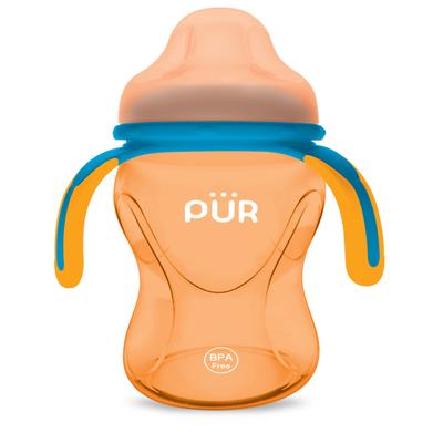 Pur Multi Grasp Drinking Cup - Orange 250 ml - Feeding & Nursing