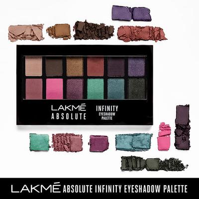 Lakme Absolute Infinity Eye Shadow Palette Midnight Magic 12 Gm - Night Cream