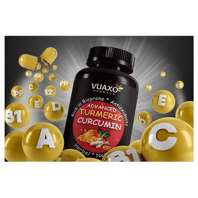 Vuaxo Herbals Advanced Turmeric Curcumin Capsule 60's - Herbal Dietary Supplement