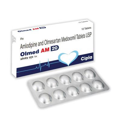 OLMED AM 20 Tablet 10's - Hypertension-Ang