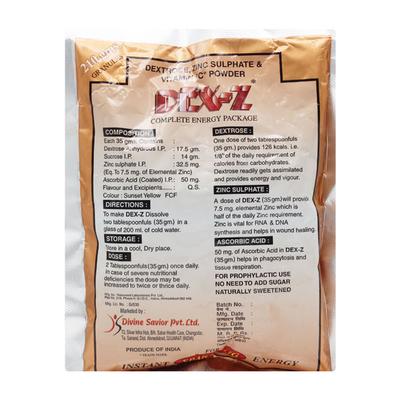 DEX Z ORANGE FLAVOUR Powder 210gm - Supplements-Sup