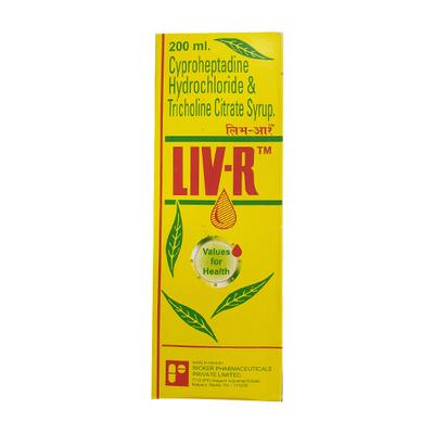LIV R Syrup 200ml - Appetite-App