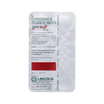 CEPY PLUS Tablet 10's - Bacterial Infections-Cep