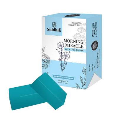 Siddhik Morning Miracle with Shea Butter Bathing Bar 125 gm - Personal Care (Ayush)