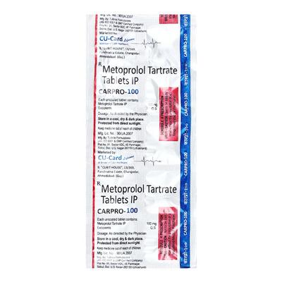 CARPRO 100 Tablet 10's - Hypertension-Bet