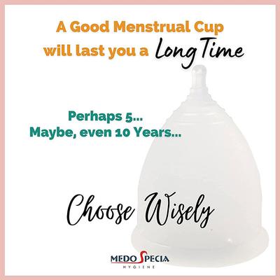 Medo Specia Hygiene Reusable Menstrual Cup - Large 1's - Menstrual Cups